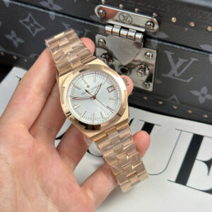 Đồng hồ Vacheron Constantin Rep 1 1 Overseas 4500V Mặt Trắng Xưởng MKS 41mm (8)