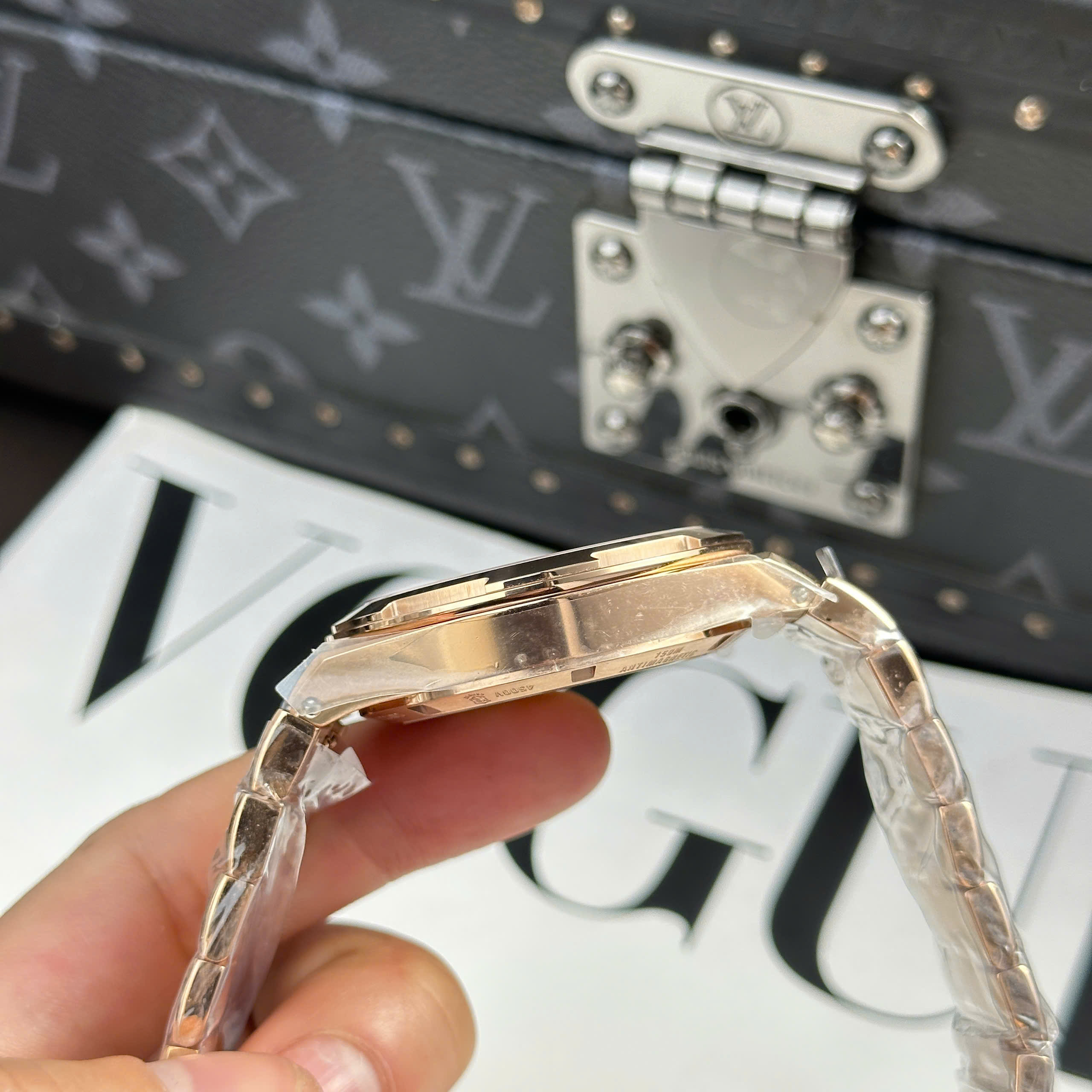 Đồng hồ Vacheron Constantin Rep 1 1 Overseas 4500V Mặt Trắng Xưởng MKS 41mm (5)