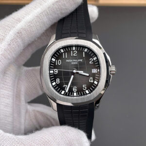 Đồng Hồ Patek Philippe Aquanaut 5167G Replica Cao Cấp Màu Đen Xưởng 3K 40mm (8)