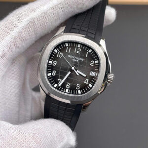 Đồng Hồ Patek Philippe Aquanaut 5167G Replica Cao Cấp Màu Đen Xưởng 3K 40mm (8)