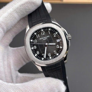 Đồng Hồ Patek Philippe Aquanaut 5167G Replica Cao Cấp Màu Đen Xưởng 3K 40mm (8)