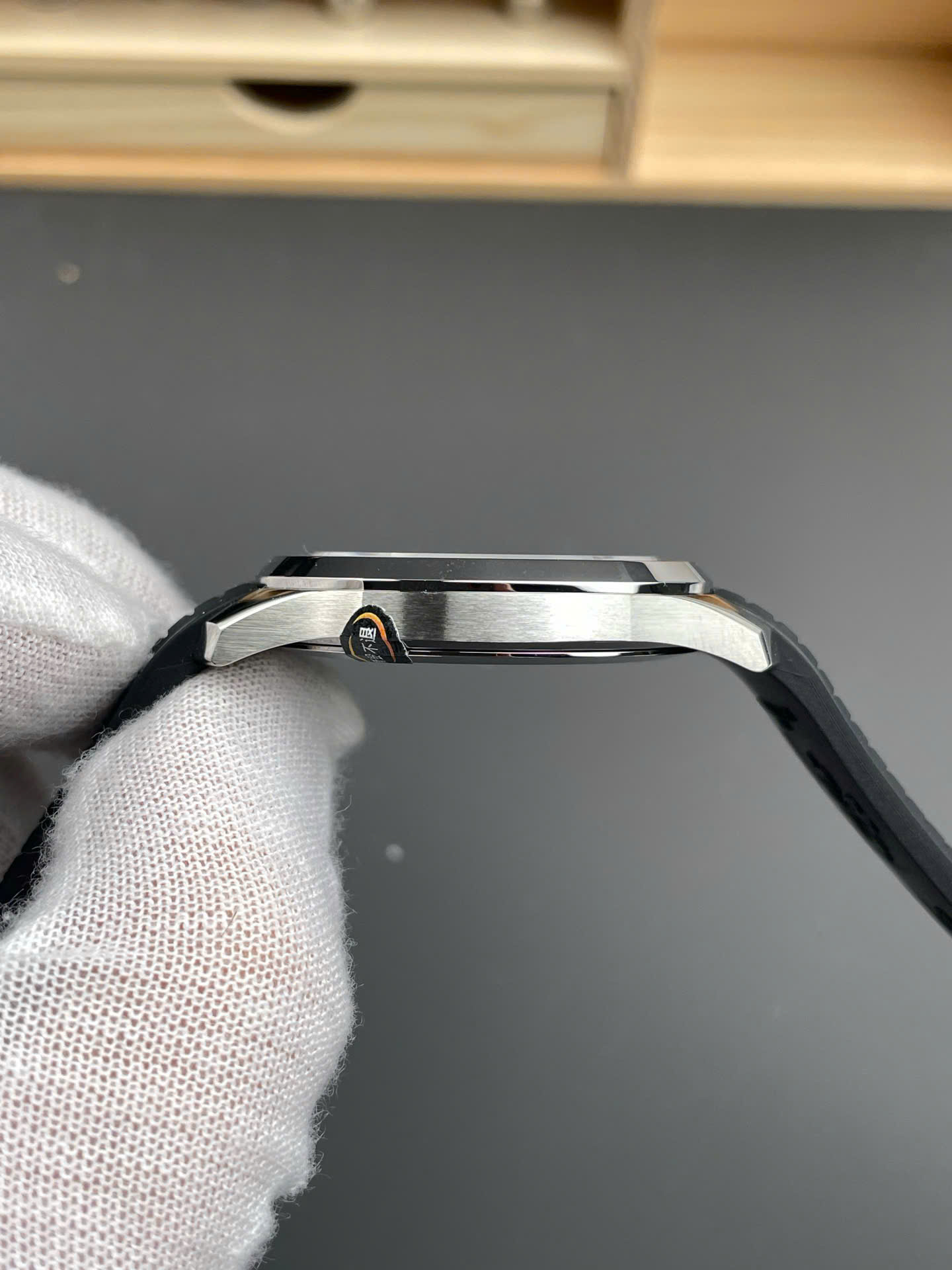 Đồng Hồ Patek Philippe Aquanaut 5167G Replica Cao Cấp Màu Đen Xưởng 3K 40mm (9)