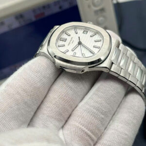 Đồng Hồ Patek Philippe Nautilus 5711 Mặt Số Trắng Replica Cao Cấp Xưởng 3K 40mm (5)