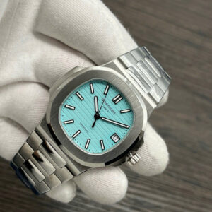 Đồng Hồ Patek Philippe Nautilus 5711 Mặt Số Xanh Tiffany Replica Cao Cấp Xưởng 3K 40mm (4)