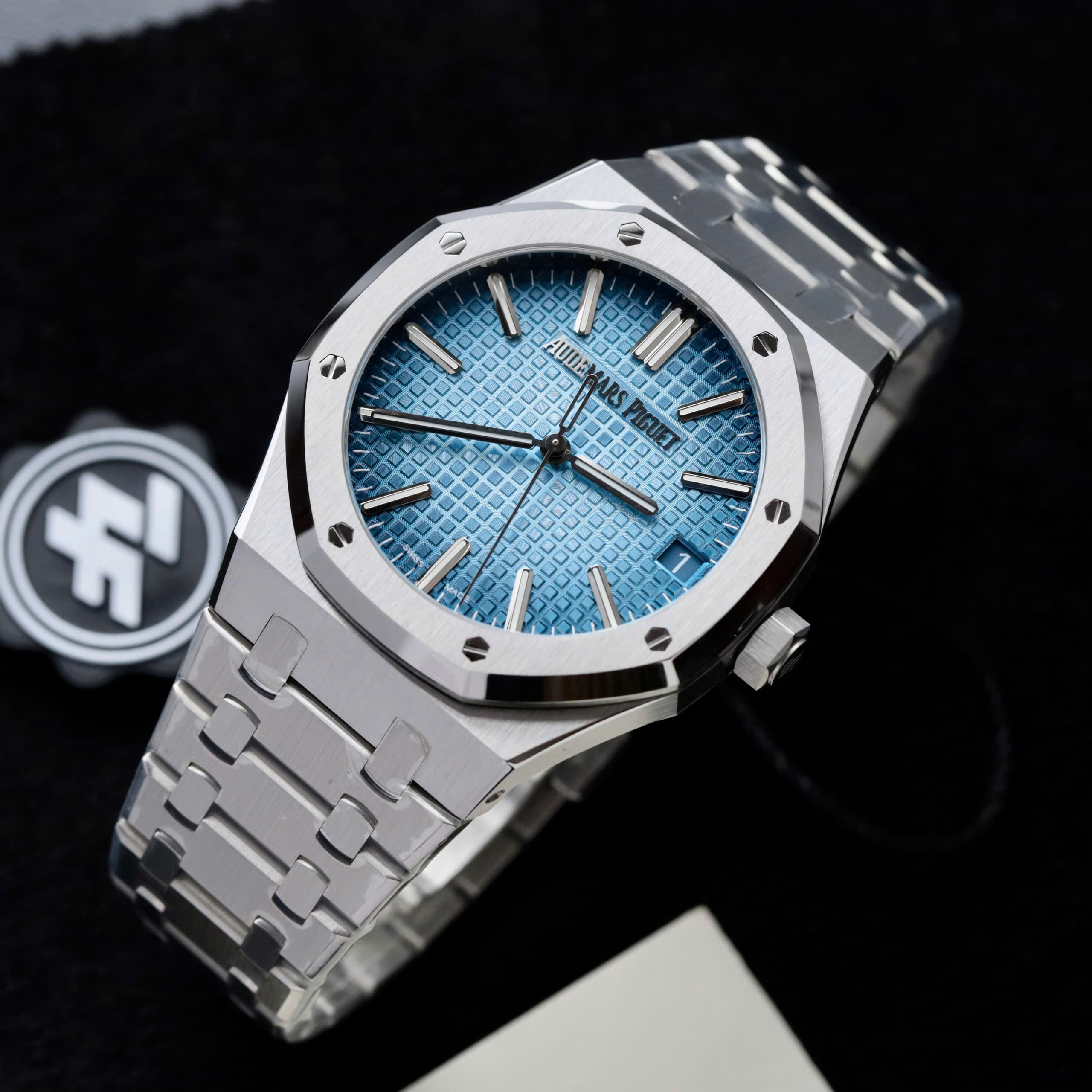 Đồng Hồ Audemars Piguet Royal Oak 15510BC Replica 11 Mặt Xanh Nhà máy ZF 41mm (4) Đồng Hồ Audemars Piguet Royal Oak 15510BC Replica 1:1 Mặt Xanh Nhà máy ZF 41mm