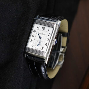 Đồng Hồ Jaeger LeCoultre Master Reverso Tribute Small Seconds Chế Tác 1:1 Hai Mặt Trắng Và Đen 28.3x47mm