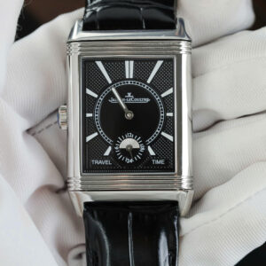 Đồng Hồ Jaeger LeCoultre Master Reverso Tribute Small Seconds Chế Tác 1:1 Hai Mặt Trắng Và Đen 28.3x47mm