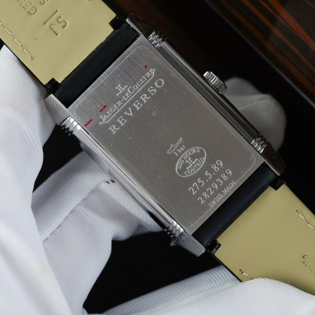 Đồng Hồ Jaeger LeCoultre Master Reverso Tribute Small Seconds Chế Tác 1:1 Hai Mặt Trắng Và Đen 28.3x47mm
