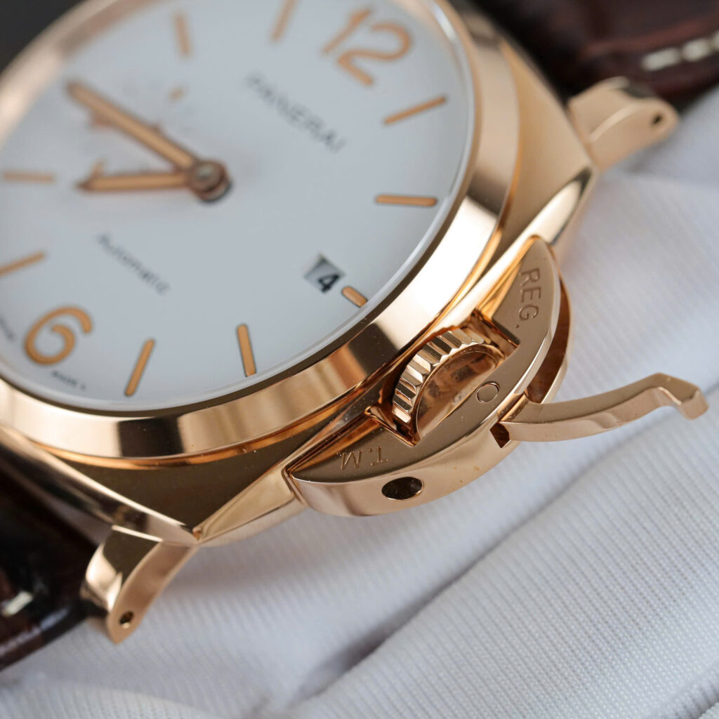 Đồng Hồ Panerai Luminor Due Pam01042 Vàng Gold Replica 1:1 Nhà Máy VS 44mm