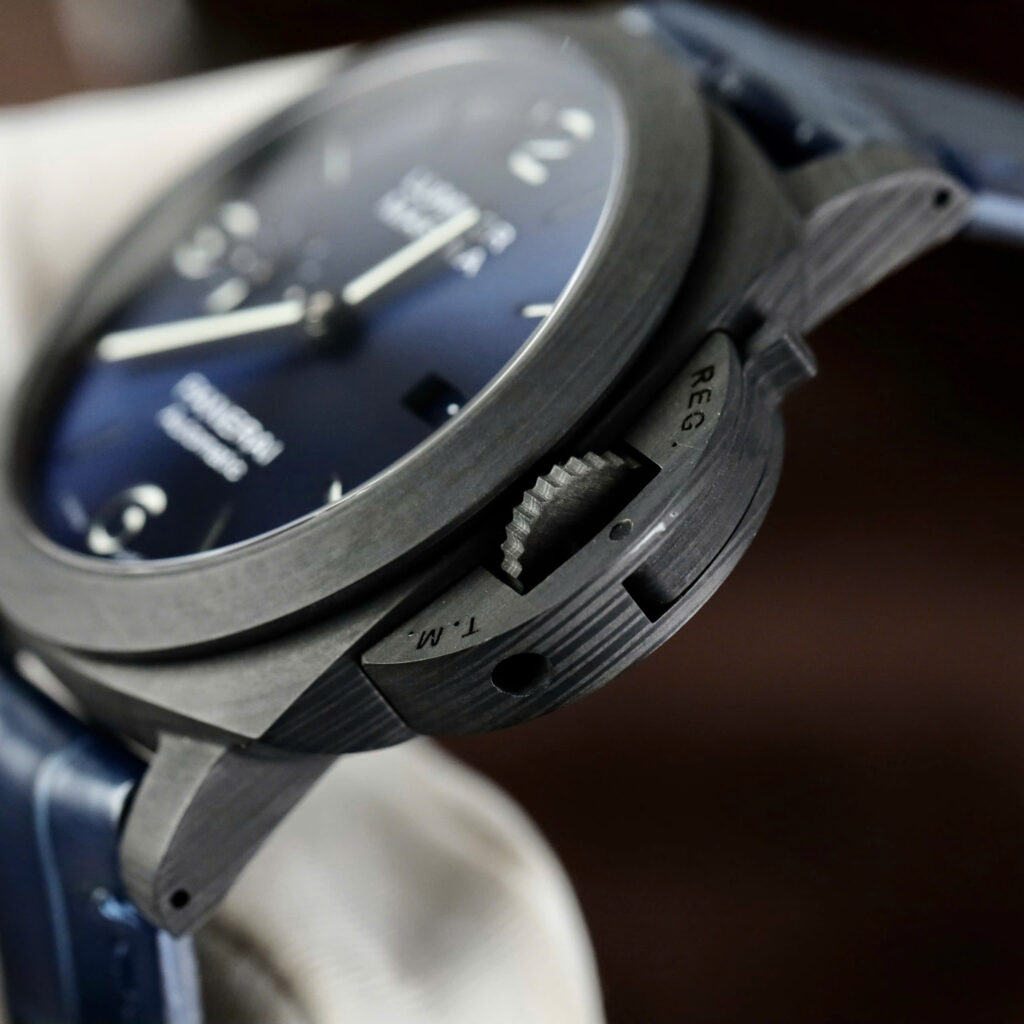 Đồng Hồ Panerai Luminot Marina PAM1664 Vỏ Cacbon Replica 1:1 Xưởng VS 44mm