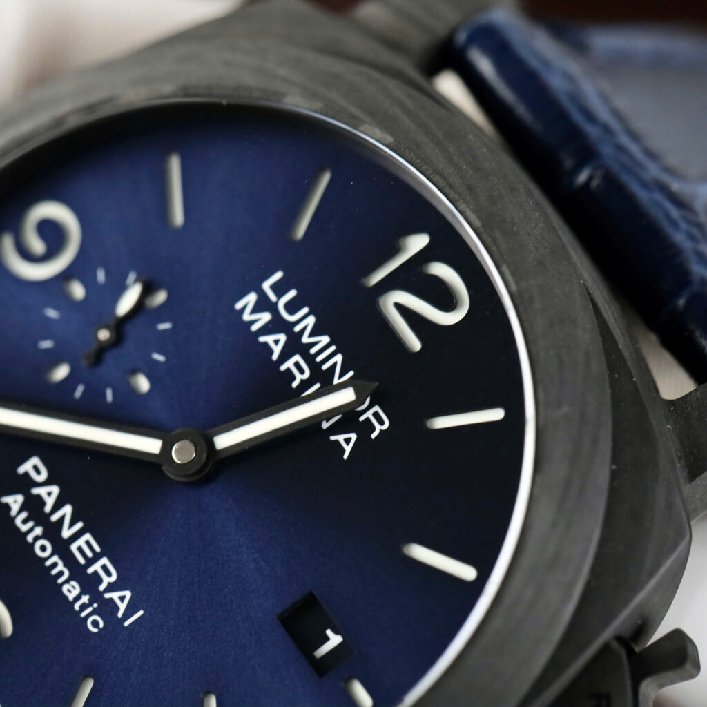 Đồng Hồ Panerai Luminot Marina PAM1664 Vỏ Cacbon Replica 1:1 Xưởng VS 44mm