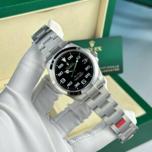 Đồng Hồ Rolex Air King 126900 Mặt Đen Replica 1:1 Nhà Máy VSF 40mm