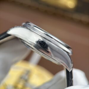 Đồng Hồ Rolex Cellini Dual Time 50529 Chế tác 1:1 Dây Da Nâu Nhà Máy KZ 39mm