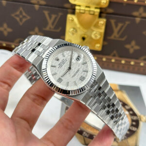 Đồng Hồ Rolex Land-Dweller Mặt Hoạ Tiết Tổ Ong Cọc Số Dạ Quang Replica 1:1 40mm